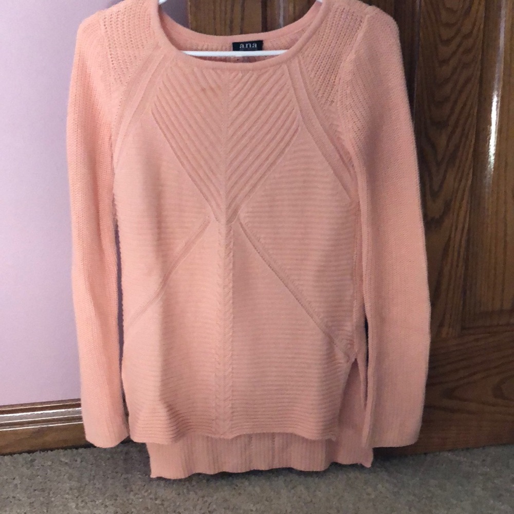 Peach colored sweater
